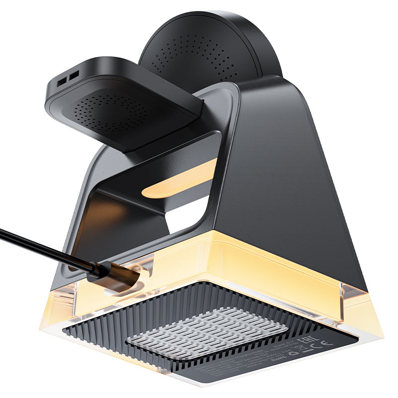 ACEFAST E17 Premium 3 in 1 Magnetic Wireless Charger with Stylish Ambient Light