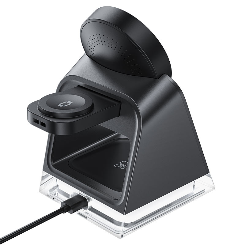 ACEFAST E17 Premium 3 in 1 Magnetic Wireless Charger with Stylish Ambient Light