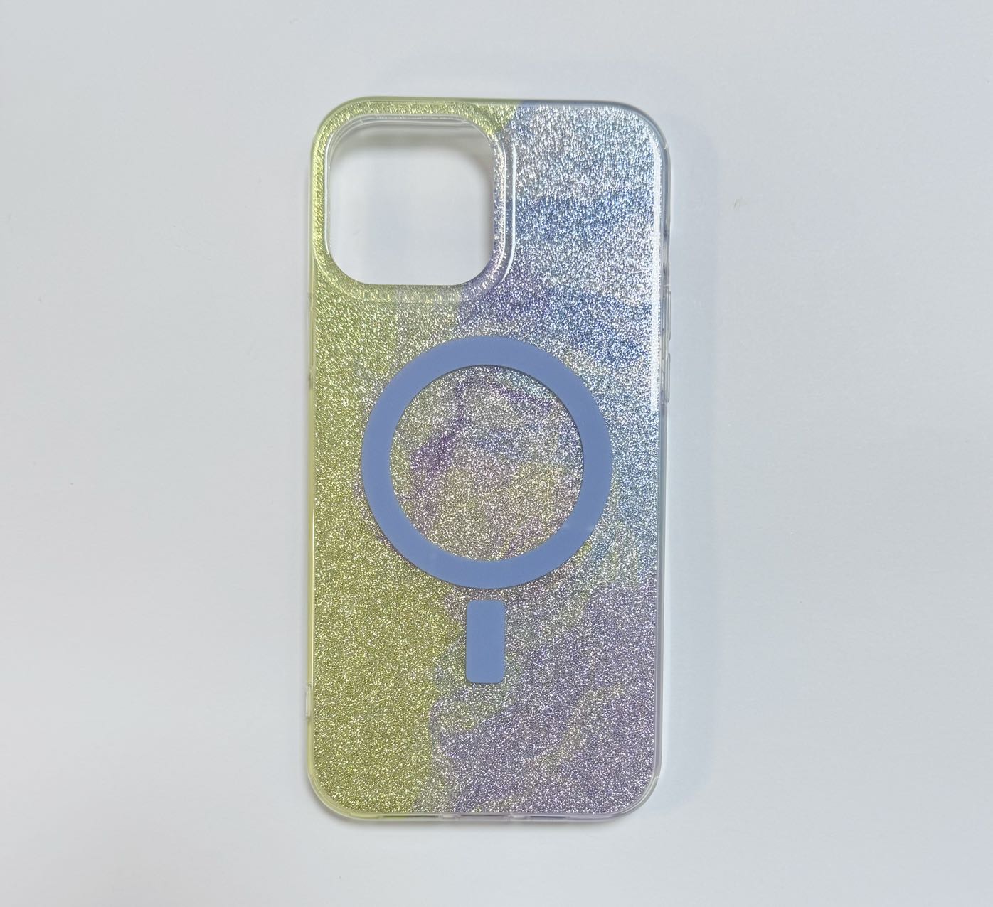 iPhone 13 Pro Max 6.7 Watercolor Texture Glitter Series Magsafe Case