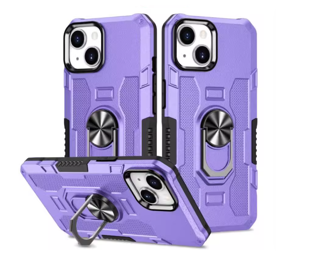 iPhone 15 6.1 King Kong Series Ring Holder Case