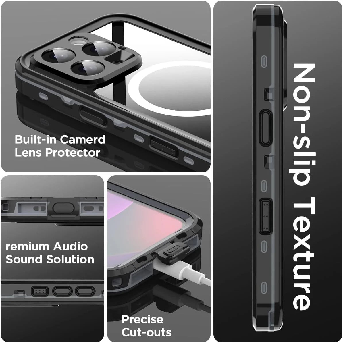iPhone 16 Pro 6.3 Redpepper DOT+ Magsafe Waterproof Case