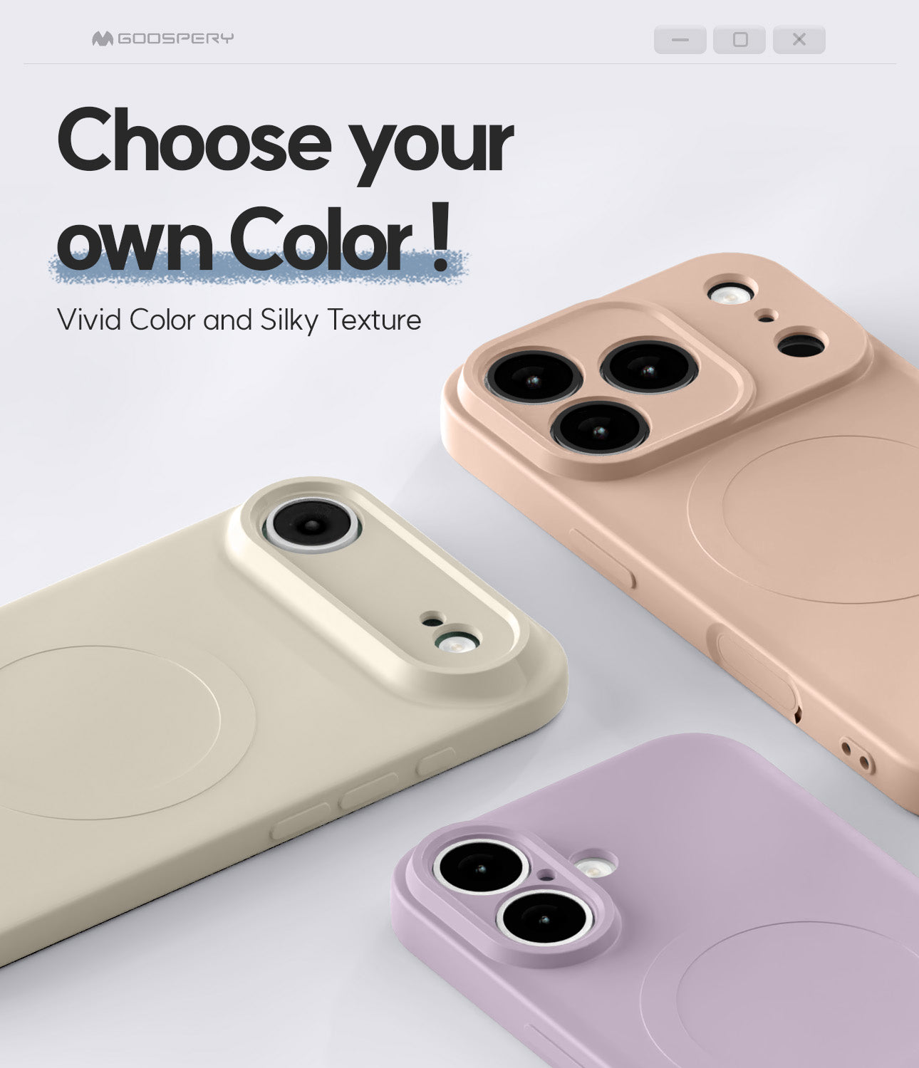 iPhone 17 6.3 Mercury Semi Silicone Magsafe Case