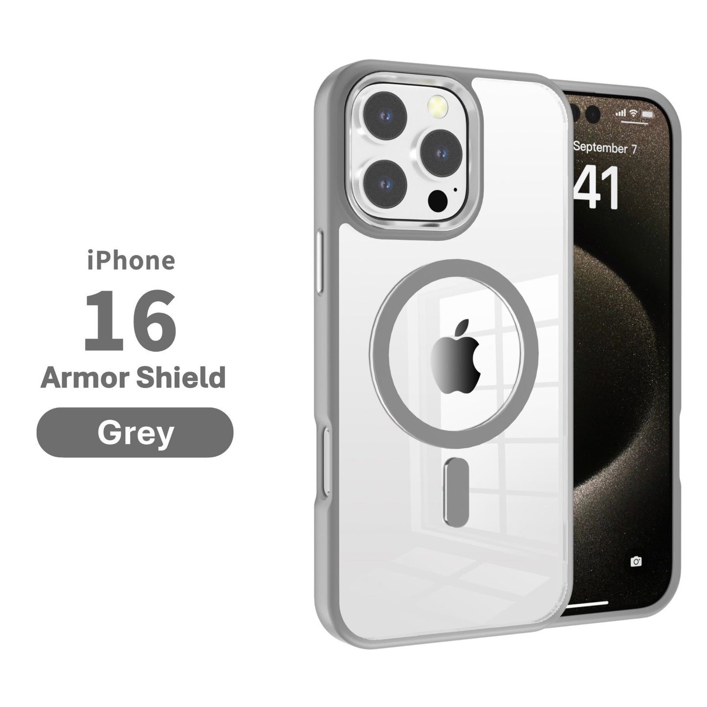 iPhone 16 Pro 6.3 Armor Shield Magsafe Series Hard Case