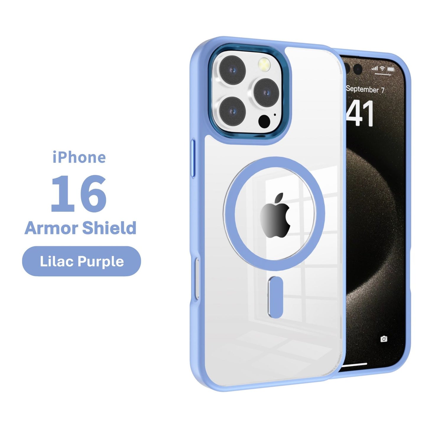 iPhone 16 Plus 6.7 Armor Shield Magsafe Series Hard Case