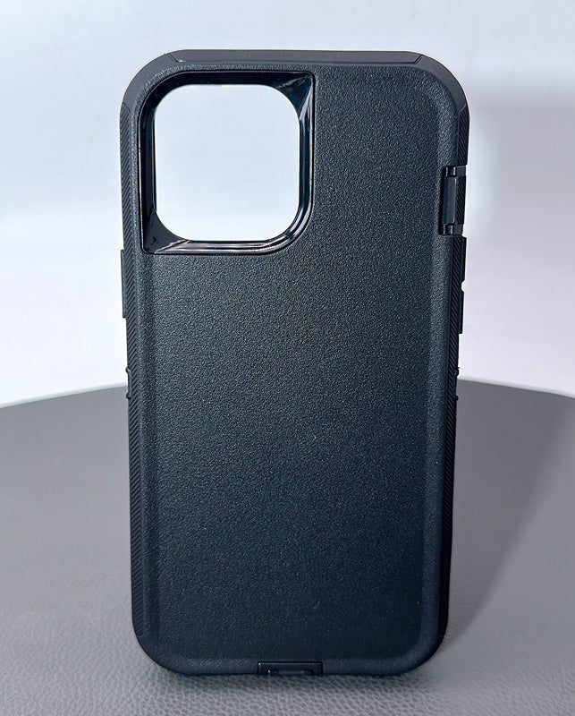 iPhone 15 Pro Max 6.7 Rugged Shockproof Heavy Duty Case - Black