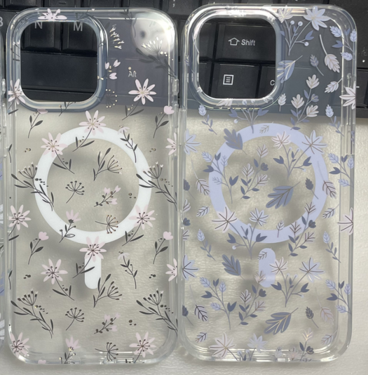 iPhone 17 Pro 6.3 Stylish FloraShell Series Magsafe Case