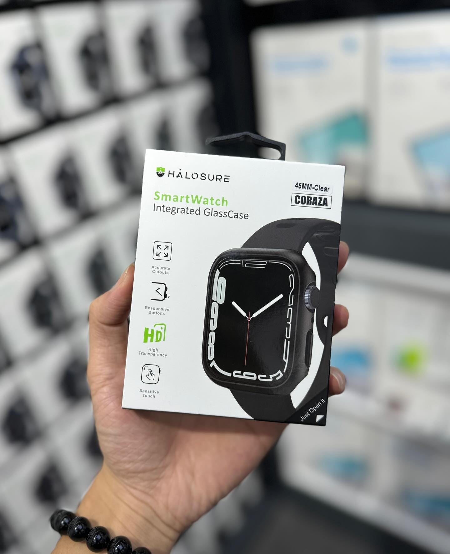 iWatch Series 10 42mm Halosure Integrated Tempered Glass with Cover