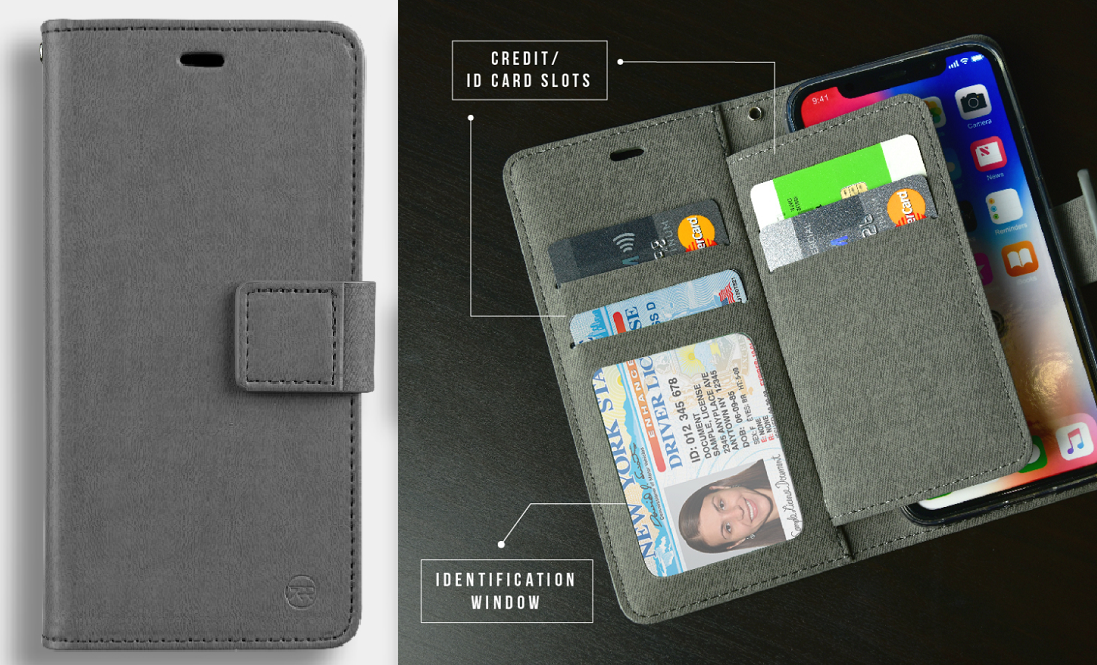 iPhone 12/12 Pro 6.1 Roar The Cube Diary 4 Card Slots Wallet