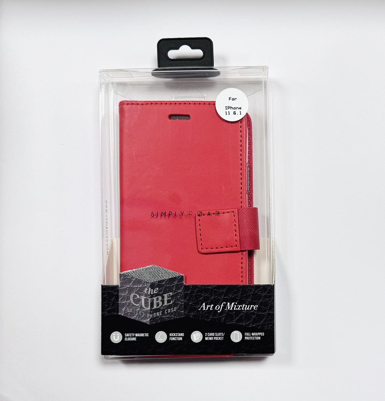 iPhone 11 6.1 Roar The Cube Diary 4 Card Slots Wallet