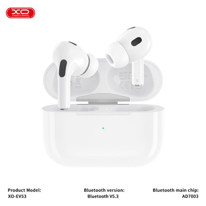 XO EV53 5th Gen ANC Noise Canceling TWS Wireless Bluetooth Earphones