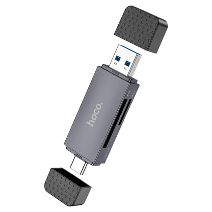 HOCO HB45 Spirit 2 in 1 USB-A/Type-C 5Gbps Up to 2TB SD 3.0 Card Reader