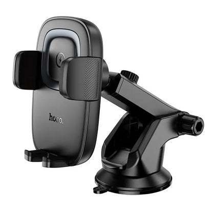 HOCO HW32 Crown Push Type Wireless Charging Center Console Car Holder