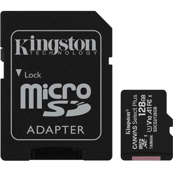 Kingston Canvas Select+ CL10 SDXC Micro SD Card