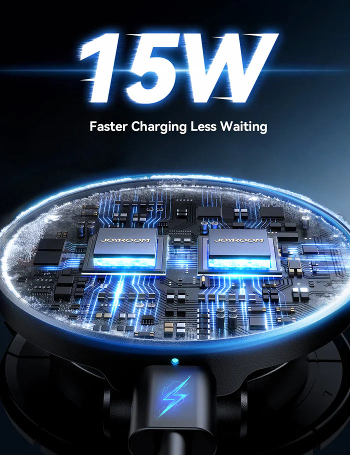 JOYROOM JR-ZS408 Magnetic Wireless Charging Car Holder