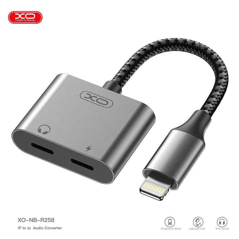 XO NB-R258 Series Lightning Audio Converter