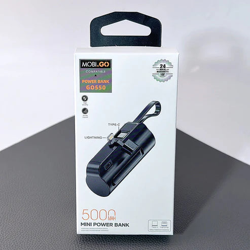 MOBIGO GO550 L+C Mini Power Bank 5000mAh