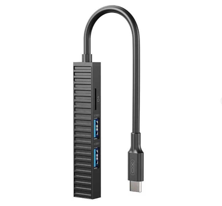 XO 3-Port HUB Docking Station & TF Slot