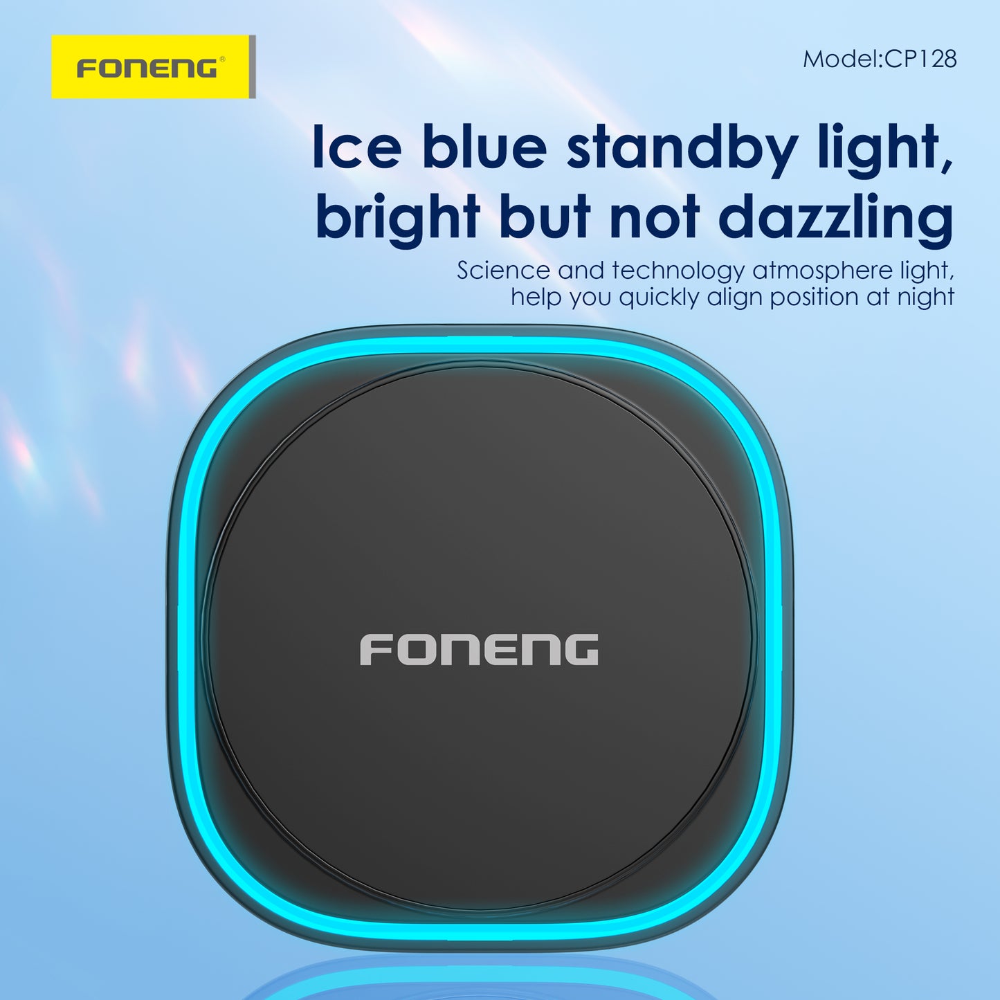 FONENG CP128 Magnetic Wireless Charging Car Holder 15W