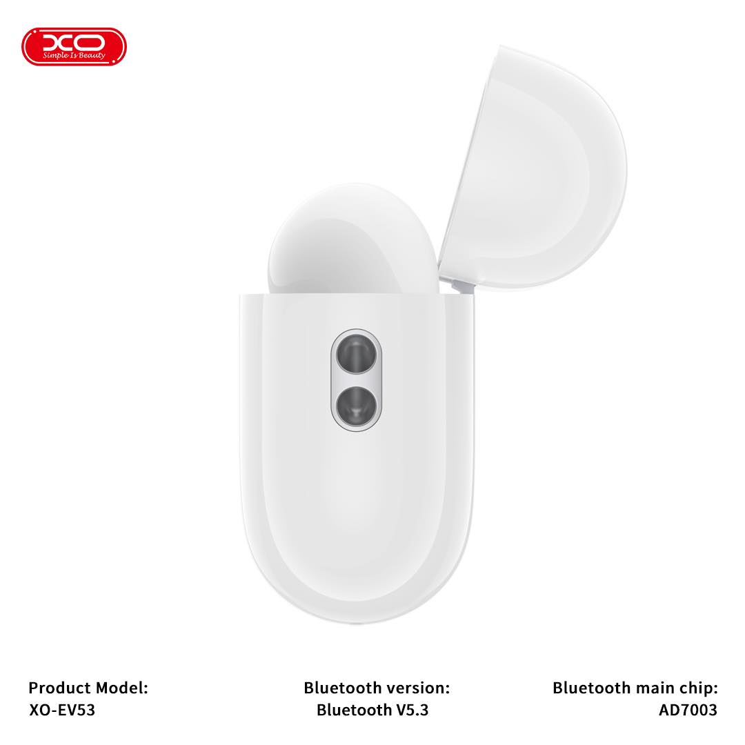 XO EV53 5th Gen ANC Noise Canceling TWS Wireless Bluetooth Earphones