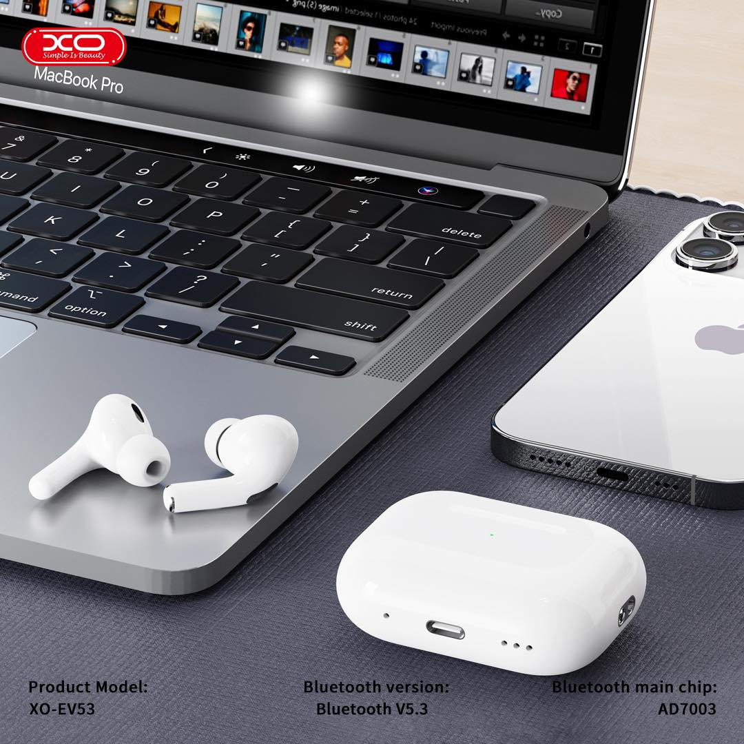 XO EV53 5th Gen ANC Noise Canceling TWS Wireless Bluetooth Earphones