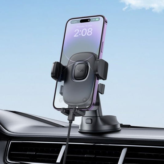 HOCO H76 Crown One-Button Center Console Car Holder
