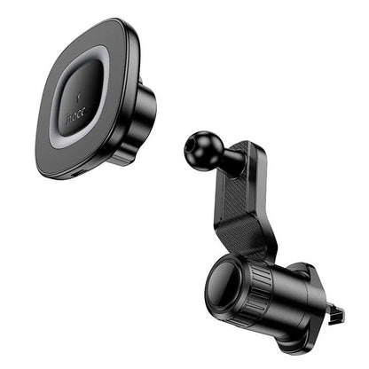 HOCO HW30 Crown Magnetic Wireless Charging Air Vent Car Holder