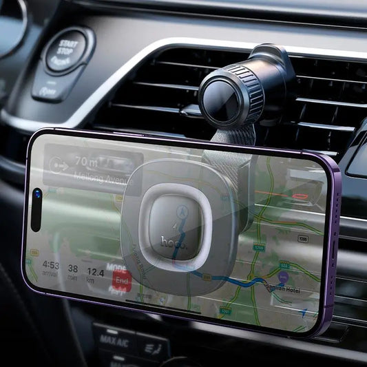 HOCO HW30 Crown Magnetic Wireless Charging Air Vent Car Holder
