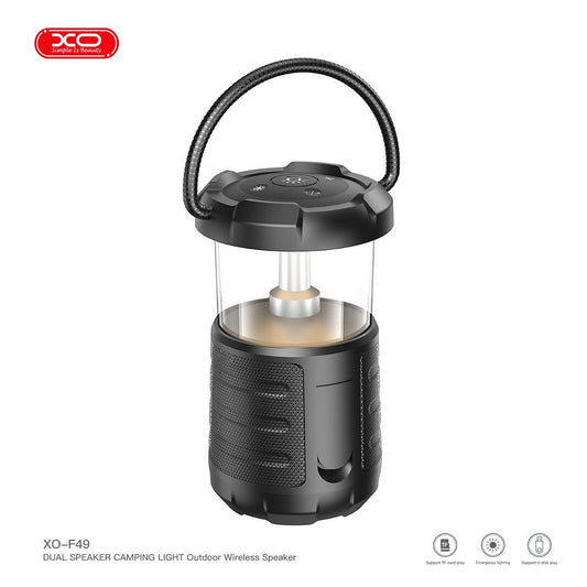 XO F49 Outdoor Dual Speaker Camping Light Audio 15W 3600mAh