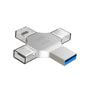 XO DK04 256GB USB2.0 4 in 1 Lighting Flash Drive Disk