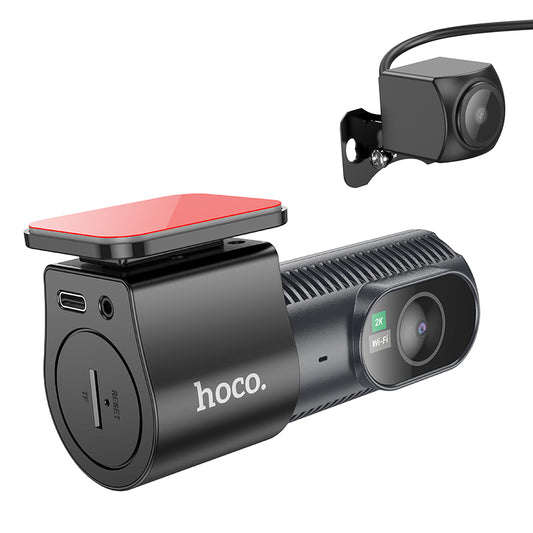 HOCO DV8 2K Display Hidden Plus Rear Camera Driving Recorder