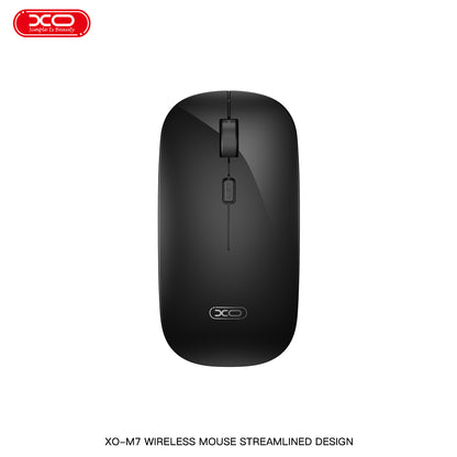 XO M7 Stylish Glossy Cordless Mouse (use AAA batteries)