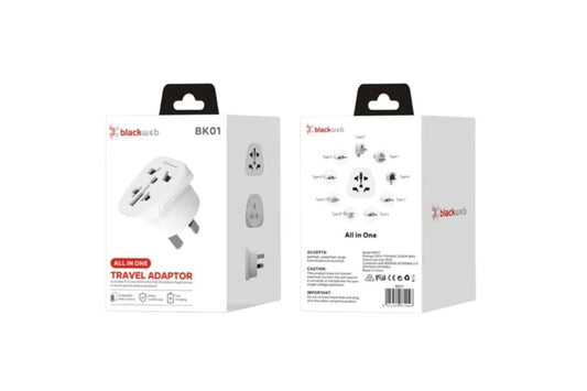 BLACKWEB BK01 NZ Plug Travel Adaptor