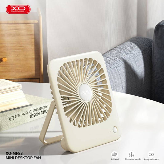 XO MF83 Thin Desktop Folding/Hangable Fan 2000mAh