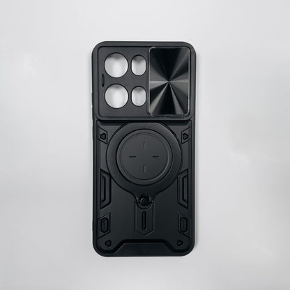 OPPO Reno13 PRO 5G Armor Shockproof Slide Camera Cover Ring Holder Case