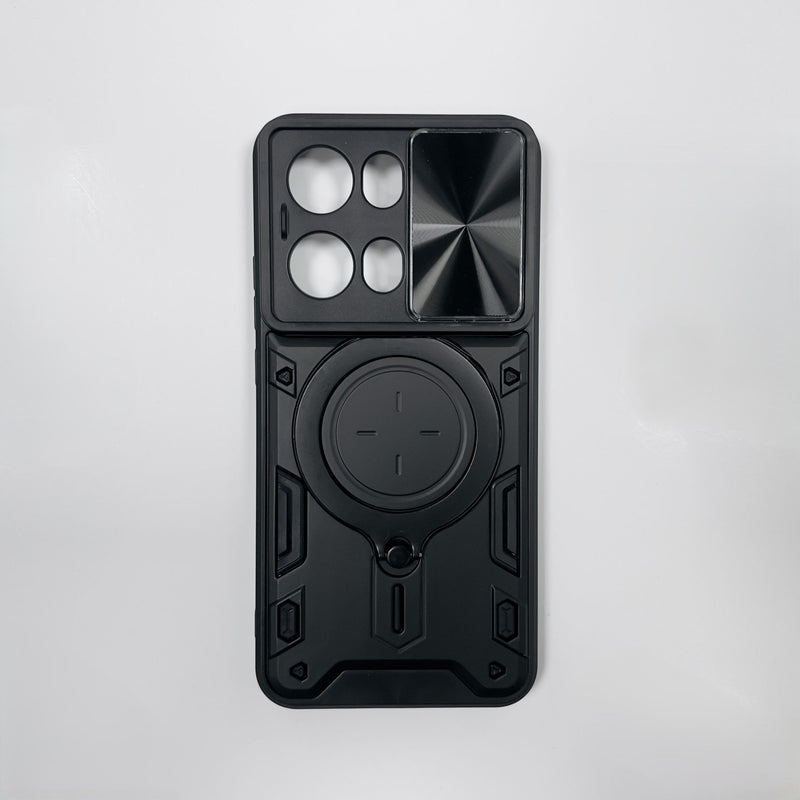 OPPO Reno13 PRO 5G Armor Shockproof Slide Camera Cover Ring Holder Case