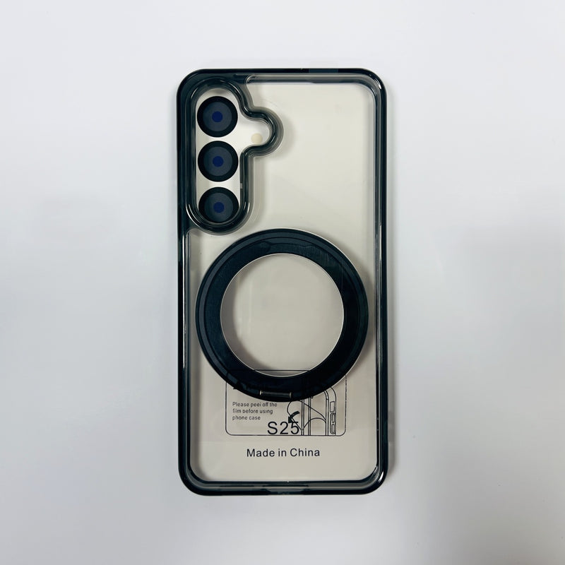 Samsung S931 Galaxy S25 Acrylic with 360 Rotation Magsafe Ring Holder Case