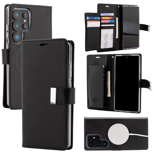 Samsung S938 Galaxy S25 Ultra Mercury Rich Diary Magsafe Series Wallet