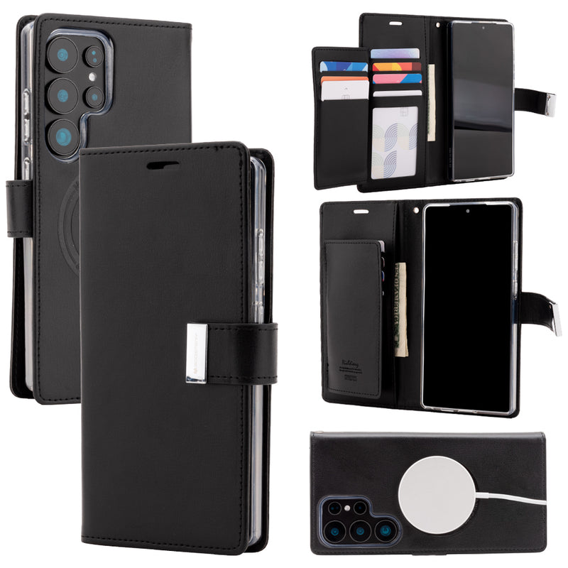 Samsung S938 Galaxy S25 Ultra Mercury Rich Diary Magsafe Series Wallet
