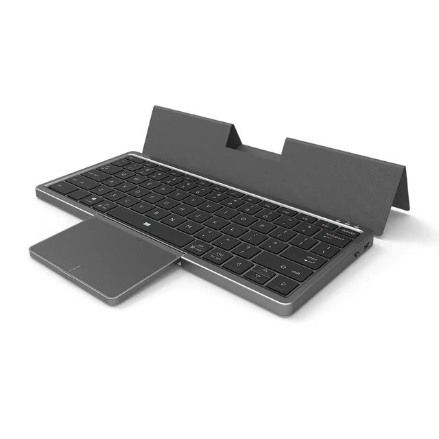 Universal KF8700 Wireless Bluetooth Keyboard with Touchpad Flip Case