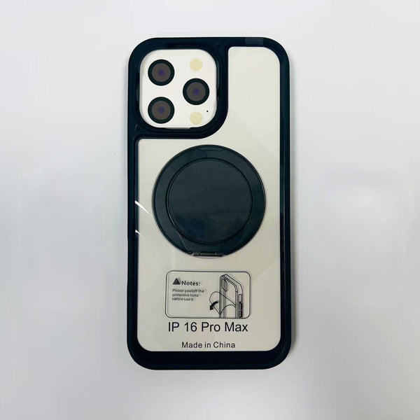iPhone 16 Pro Max 6.9 H1 Series Armor Shield 360 Rotation Magsafe Ring Holder Case