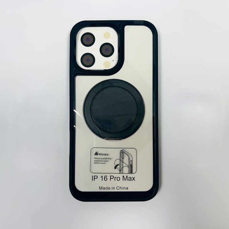 iPhone 16 Pro Max 6.9 H1 Series Armor Shield 360 Rotation Magsafe Ring Holder Case