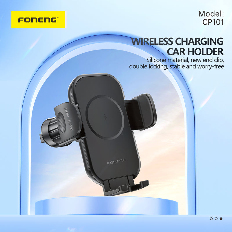 FONENG CP101 Wireless Charging Air Vent Car Holder 15W