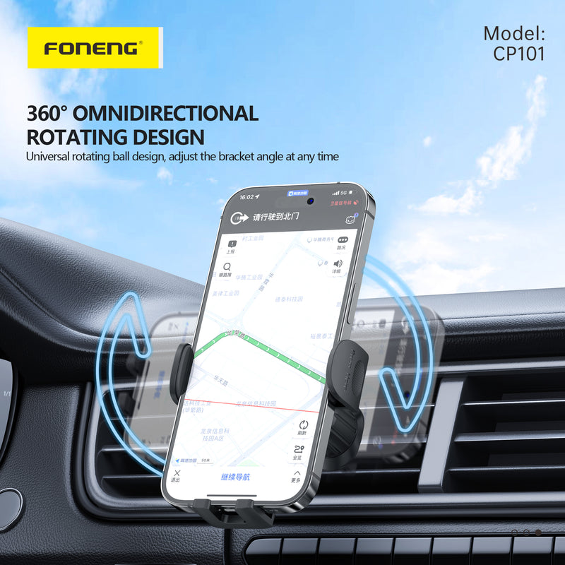 FONENG CP101 Wireless Charging Air Vent Car Holder 15W