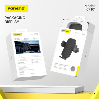 FONENG CP101 Wireless Charging Air Vent Car Holder 15W