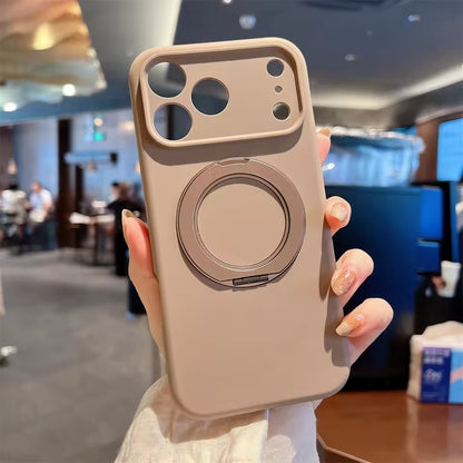 iPhone 17 Air 6.5 Liquid Silicone Camera Bracket with Magnetic Case