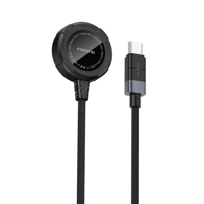 FONENG W02 Aluminum Alloy 2.5W Magnetic Wireless Charger for Apple Watch 1M