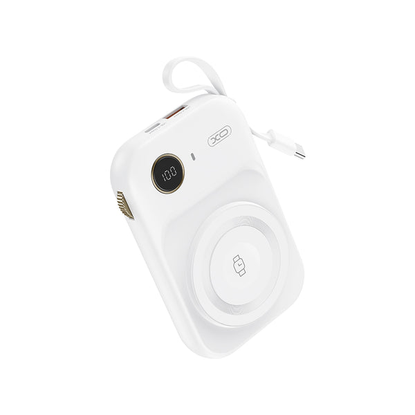 XO PR270 3 in 1 Magnetic 15W Wireless Charging Power Bank with Type-C Cable 10000mAh