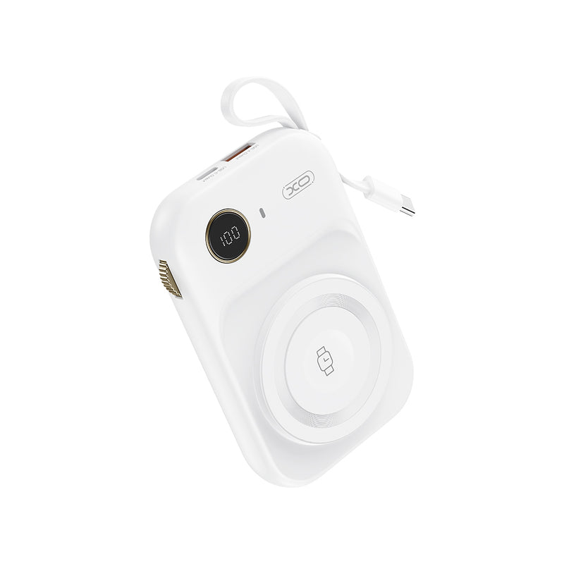 XO PR270 3 in 1 Magnetic 15W Wireless Charging Power Bank with Type-C Cable 10000mAh