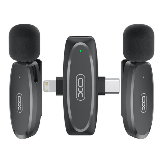 XO MKF10 Type-C+Lightning 2 in 1 Low Latency Wireless Microphone