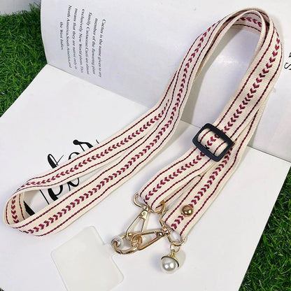 Crossbody Phone Adjustable Arrow Design Straps with Pearl